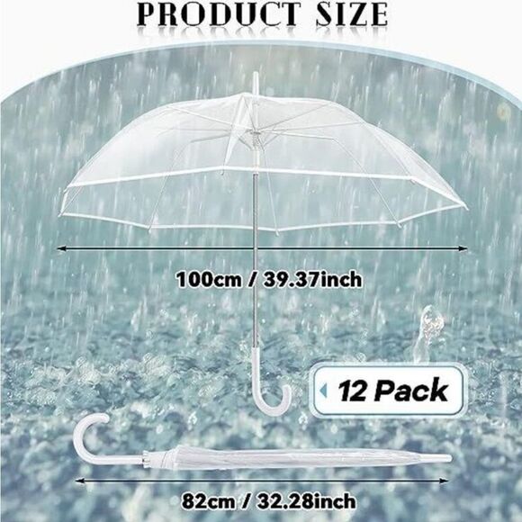 Gorgeous large clear Umbrella - Picture 1 of 3